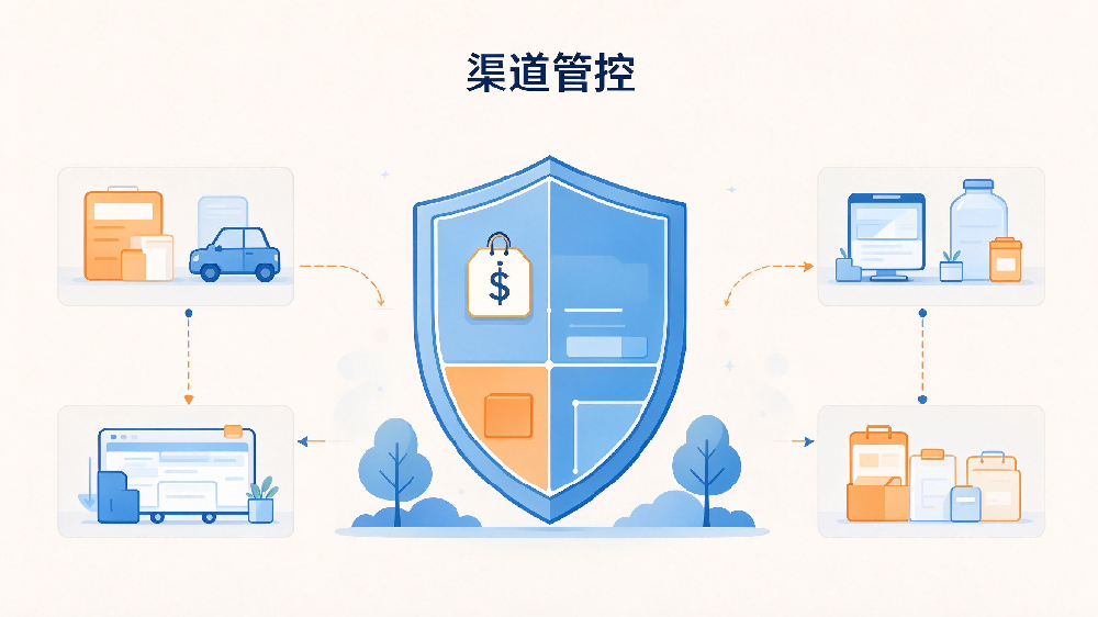 示意图：渠道管控与防窜货乱价的机制设计