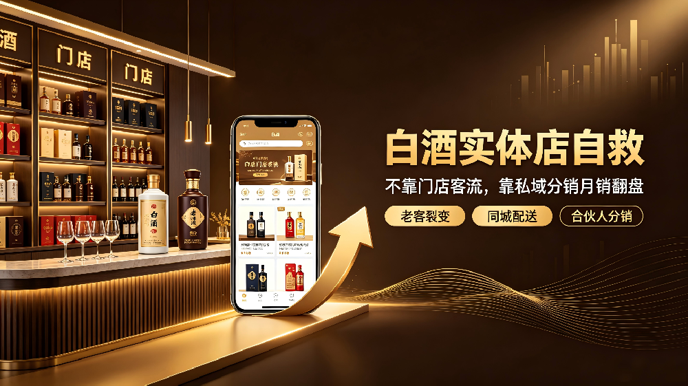适配白酒实体店可落地的 8 种小程序分销模式